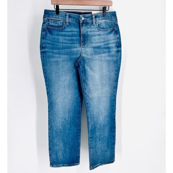 NYDJ Marilyn Straight Ankle Size 12 Long Lift X Tuck Technology - Picture 1 of 12